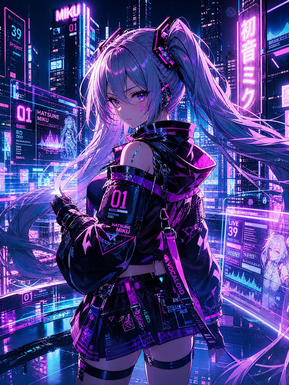麻豆AI动漫-赛博少女